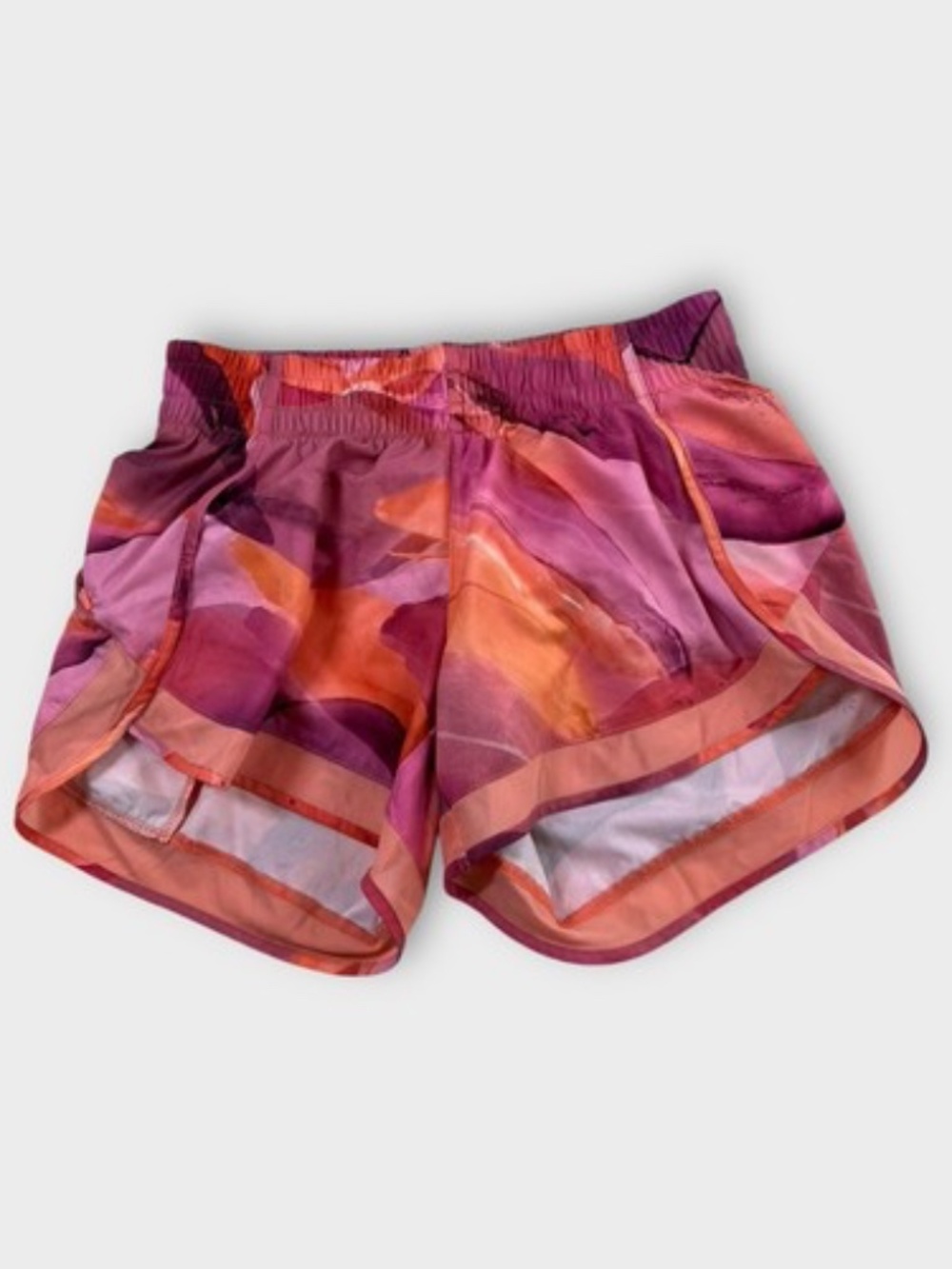 Athleta Printed Mesh Racer Run Short 4”- Large